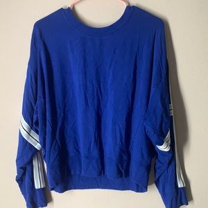 Express blue sweatshirt